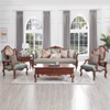 美式实木沙发客厅真皮沙发，组合别墅奢华家具欧式雕花大户型沙发