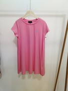 49秒150码POLO SPORT保罗运动女童舒适清爽粉红色连衣裙72PI34081