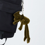 长腿青蛙包包挂件网红双肩包书包背包可爱毛绒玩偶挂饰潮牌钥匙扣