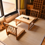 榻榻米组合桌椅飘窗桌茶几小桌子椅子木板桌矮茶桌竹藤炕几炕桌禅