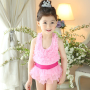 儿童女童可爱公主裙宝宝泳，衣女婴幼儿泳装连体裙式韩版婴儿泳衣