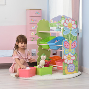 teamson纷朵奇儿童玩具分类收纳架整理架宝宝幼儿园置物柜子家用