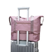 旅行包女士手提包大容量运动旅游健身包干湿(包干湿，)分离出差行李包套拉杆