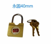 永固牌铜挂锁40mm1005-2型横开小挂锁柜门30mm小锁头15mm20mm25