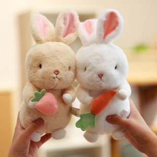 抱水果兔子公仔小兔兔，毛绒玩具可爱生日礼物送女生儿童娃娃机玩偶