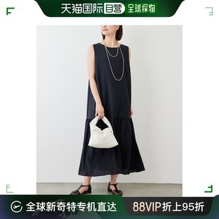 日本直邮gallardagalante女士层叠，长款连衣裙舒适透气优雅飘逸