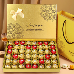 费列罗金莎巧克力礼盒装生日，520情人节礼物，送女友老婆唯美斯糖果