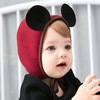 春款儿童两岁宝宝帽子秋季可爱超萌米老鼠婴儿帽米奇帽子九个月十