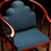 中式红木椅子坐垫靠背一体，实木茶椅垫靠垫圈椅，罗汉床沙发大靠背垫