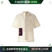 香港直邮Lanvin 朗雯 男士 Artwork 不对称衬衫 RMSI00145729