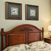 复古美式欧式花鸟卧室床头，沙发背景墙壁画，挂画餐厅玄关客厅装饰画