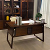 新中式实木书桌椅组合家用电脑桌，简约现代办公桌，禅意书法桌写字台