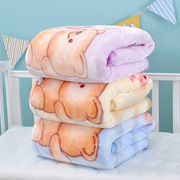 新生婴儿毛毯双层加厚冬季儿童小被子幼儿园午睡盖毯宝宝云毯