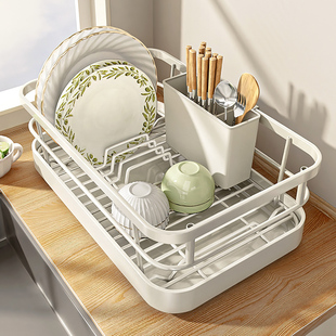 厨房碗架沥水架多功能碗盘，碟子置物台面餐具，放碗筷碗柜家用收纳盒