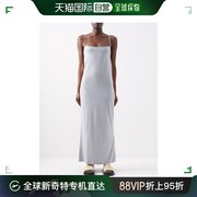 香港直邮潮奢 Raey 女士方形领棉混纺针织吊带连衣裙