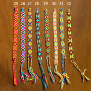 N-002尼泊尔手工编织波西米亚ins风民族风情侣手绳手链小众同款