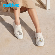 nativejefferson情侣鞋头，印花亲子洞洞鞋一体，设计溯水鞋沙滩凉鞋
