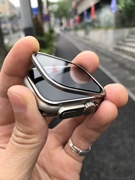 金属边框钢化膜适用苹果手表，iwatchultra玻璃膜49保护膜手表膜2