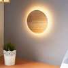 来适 简约北欧实木客厅卧室墙壁灯日式创意床头餐厅艺术光效壁灯