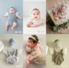 新生儿童摄影服装婴儿，满月百天宝宝拍照连体衣，裙装影楼宝宝照相衣