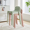 塑料凳子加厚家用高板凳(高板凳，)北欧简约客厅时尚，餐桌凳商用结实等位椅子