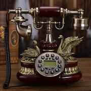 仿古电话机欧式老式创意，复古电话机古董工艺家用固定座机比翼