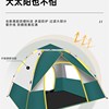 2024帐篷户外可携式折t叠野餐露营用品，装备全自动弹开加厚防雨天