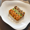 酒店中厨陶瓷纯白餐具异形冷菜盘浅盘旦形中式创意不规则展示盘子