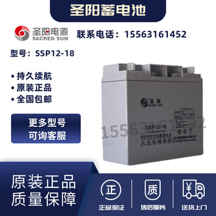 SSP12-18铅酸免维护电池12V18AH蓄电UPS电源EPS直流屏专用
