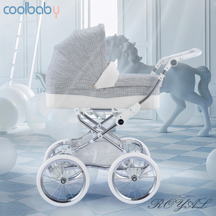 coolbaby欧洲皇室婴儿车婴儿双向避震高景观(高景观，)手推车宝宝四轮推车