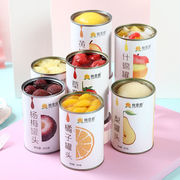 桃壹佰黄桃罐头糖水砀山新鲜水果捞罐头6罐12罐整箱烘培零食