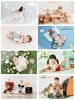 儿童摄影服装百天婴儿拍照主题周岁小童，卡通造型套装影楼服饰