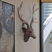 欧式鹿角装饰壁挂家居，墙面客厅树脂工艺品可拆卸挂钩式鹿角饰品