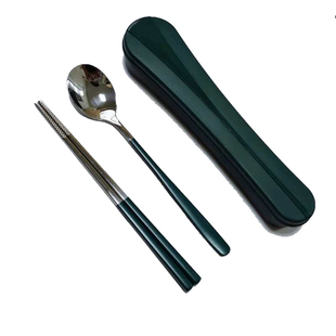 龙路轻奢便携餐具套装  筷+匙  20*4.5cm