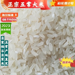 2023新五常大米稻花香2号一级米东北米黑龙江农家长粒香米5kg