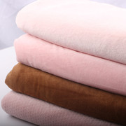 彩色天鹅绒布料运动服宝宝服装爬服床品纯棉面料20元2米TER2