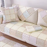 沙发垫布艺全棉防滑沙发，坐垫田园花卉，纯棉四季通用简约沙发巾套罩
