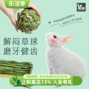 兔子玩具解闷龙猫荷兰猪豚鼠耐咬啃草球提摩西草磨牙零食兔子用品