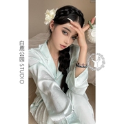 韩系轻奢高级感Hellokitty缎面冰丝睡衣女春夏季可外穿家居服套装