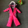 外贸儿童连体滑雪服加厚冬季女童宝宝滑雪衣裤防风防水保暖冲锋衣