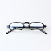 小长方形镜框复古眼镜男 手工眼镜配近视镜男款 眼睛框镜架女1206