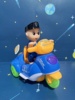 儿童电动玩具车网红灯光，音乐婴儿会唱歌跳舞的警车三轮车摩托车