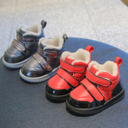 男宝雪地靴1一2岁宝宝学步棉鞋加绒加厚冬季外穿男童防水防滑婴儿