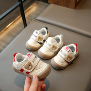 宝宝学步鞋春秋女0一1-2岁婴儿防滑软底鞋，子男儿童透气单鞋婴幼儿