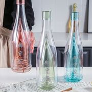 塑料红酒杯香槟杯套装组合透明收纳圆形露营水杯户外便携创意酒吧