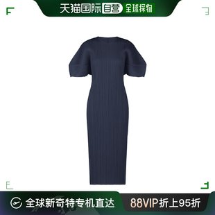 香港直邮潮奢 Pleats Please Issey Miyake 女士蝙蝠袖连衣裙