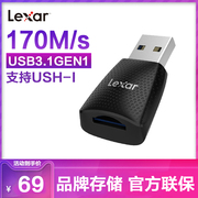 雷克沙usb3.2tf卡读卡器microsd迷你高速三合一cf卡读卡器，usb3.0二合一sd卡读卡器type-c手机读卡器