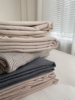 全棉被套单品~日系简约水洗棉被套被单双人床纯色格子被罩 可定制