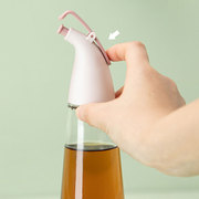 玻璃油壶自动开盖厨房用品透明调味瓶小清新家用防漏酱油瓶酒醋壶