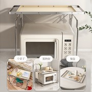 厨房置物架微波炉烤箱，架子家用双层台面空气，炸锅电饭锅收纳架子
